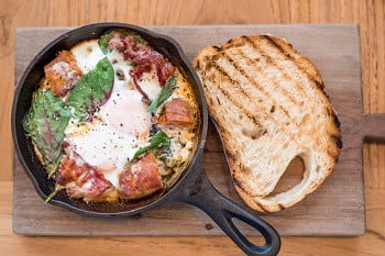 Mexican Eggs in the Pan