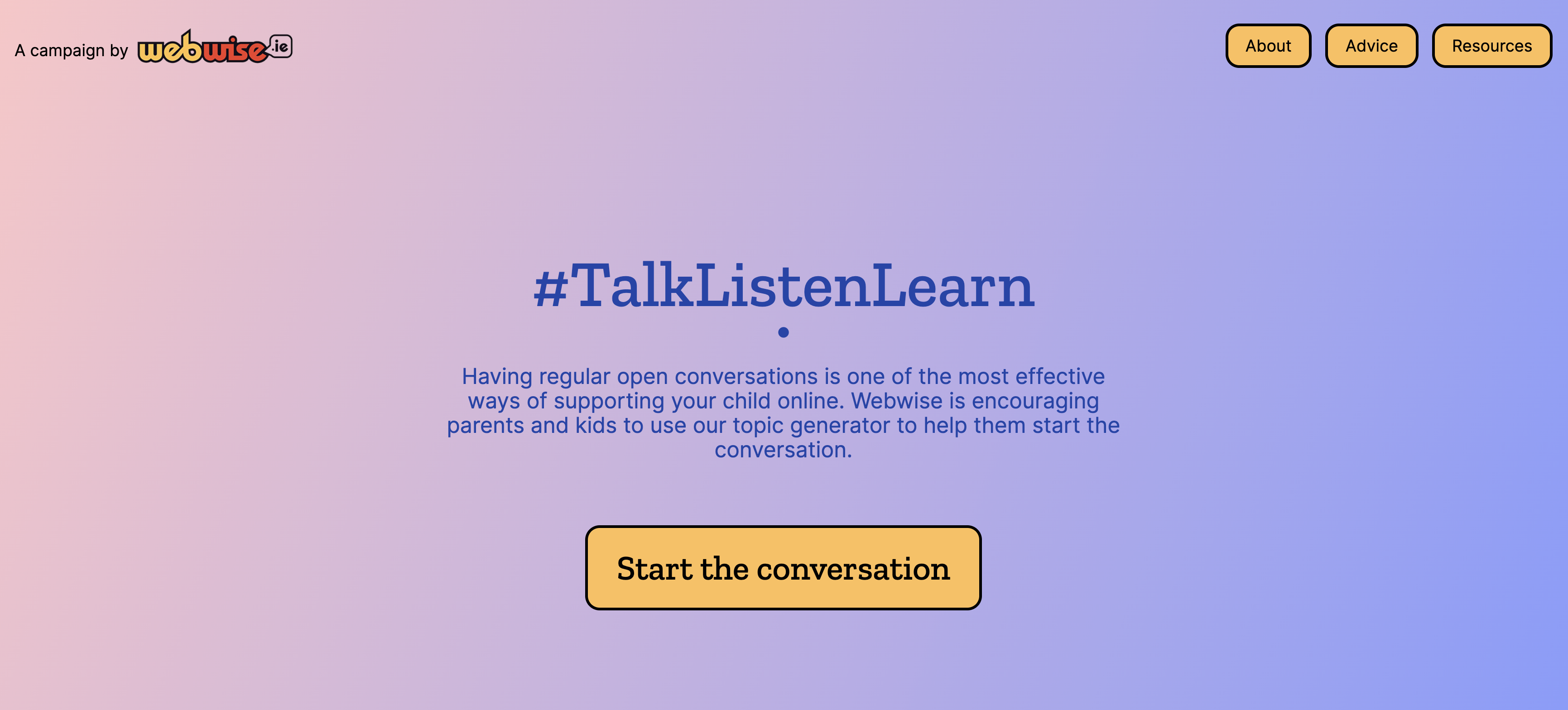 Supporting Families Online: #TalkListenLearn